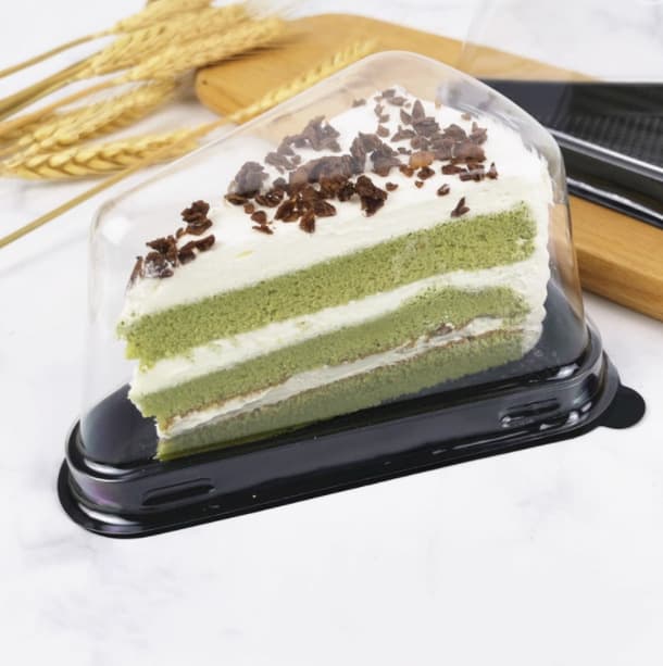 Triangle Cake Box for Mille Crepe Cake, Baking 6-Inch 8-Inch Mousse Cake Slice Box, Disposable Packaging Box