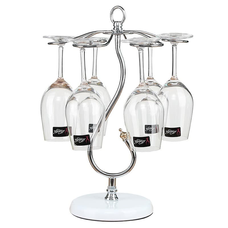 Wine Rack Hanging Stemware Storage Rack, Wine Glass Drying Holder, European Style Glass Rack
