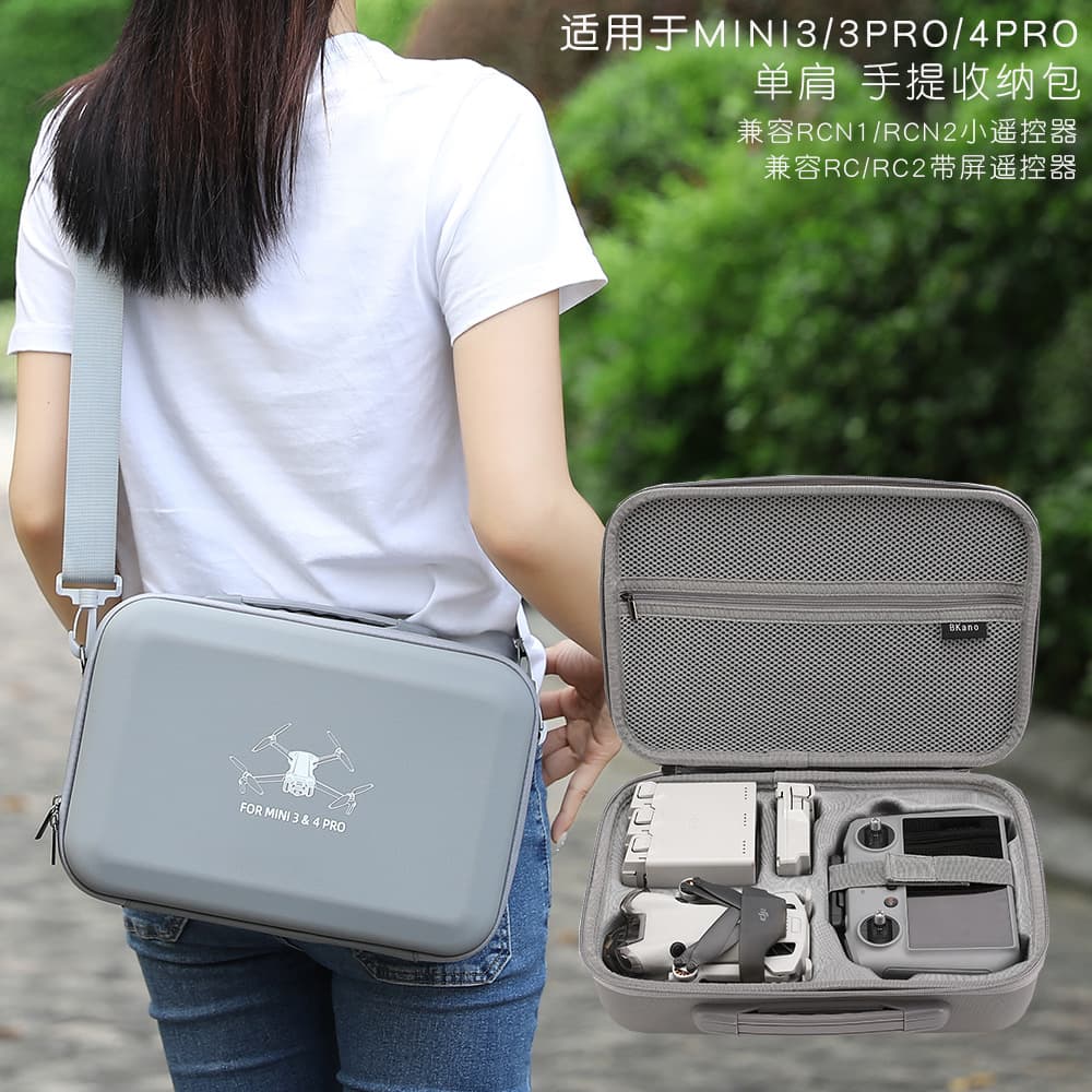 BKANO Storage Bag Case Backpack for DJI Mini 3/3 Pro/4 Pro Portable Carrying Bag