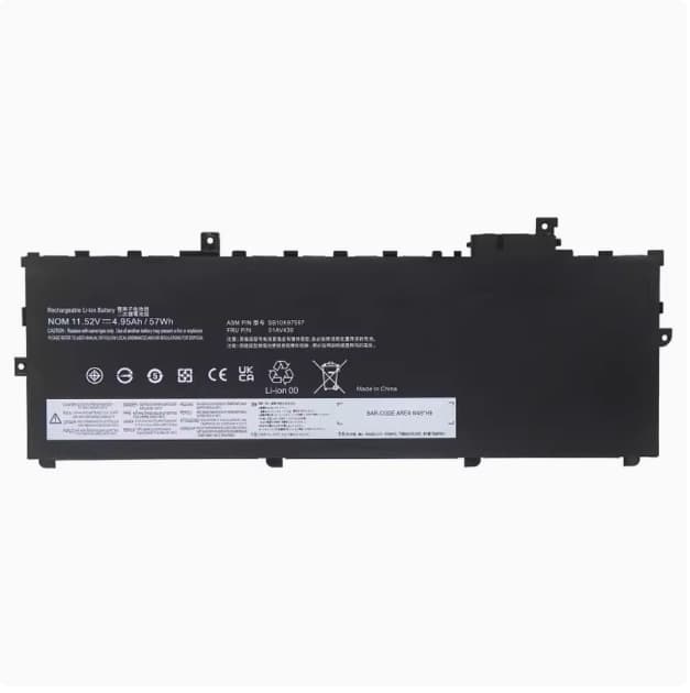 Compatible with Lenovo SB10K97588 01AV431 01AV430 SB10K97587 X1 laptop batteries