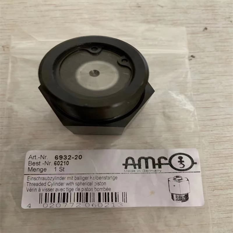 German AMF cylinder 6932-20, hydraulic type originally imported, manufactured from aluminum alloy.