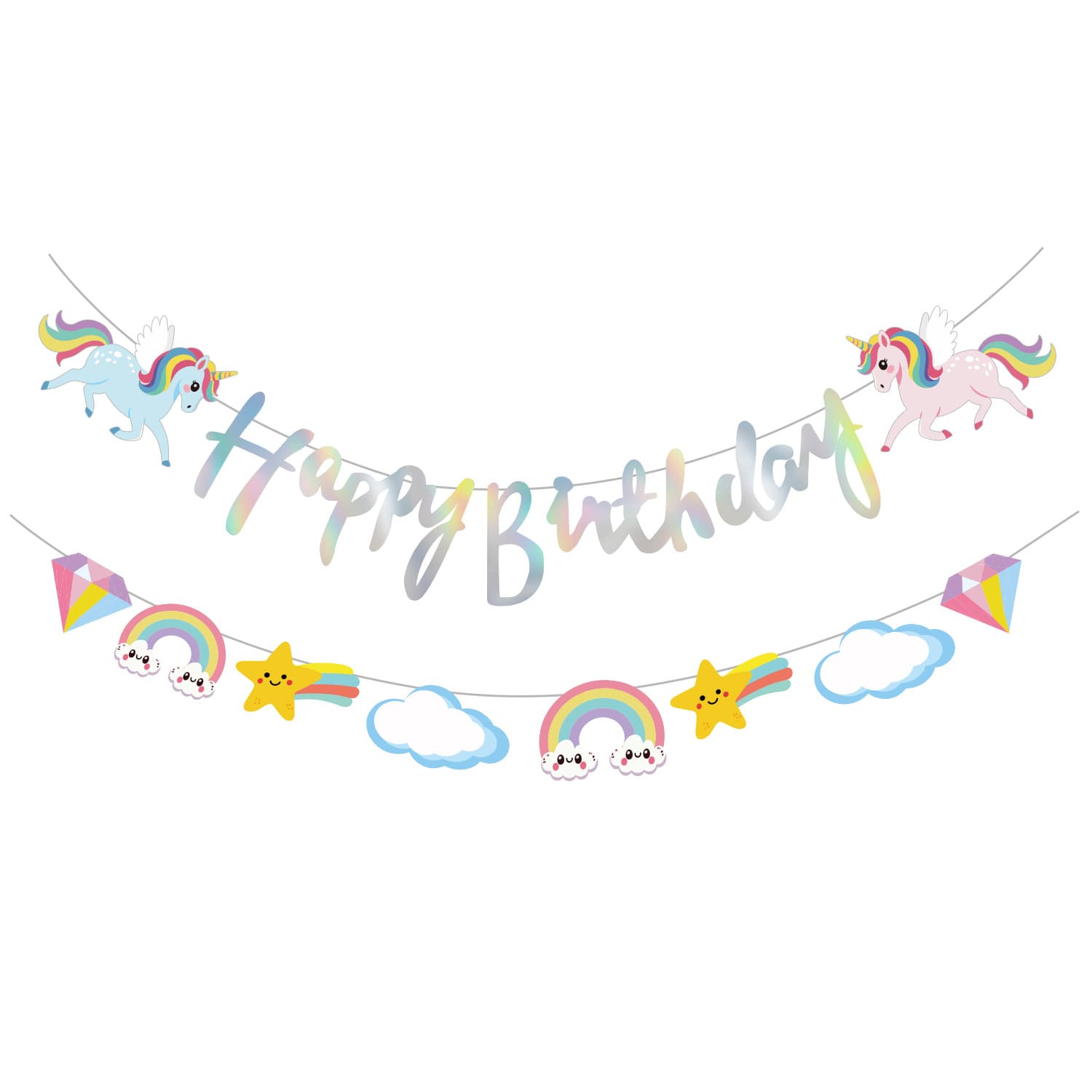 Cross-border Football Theme Birthday Party Banner Cake Topper Set, Football World Cup Paper Bunting Flags Wholesale