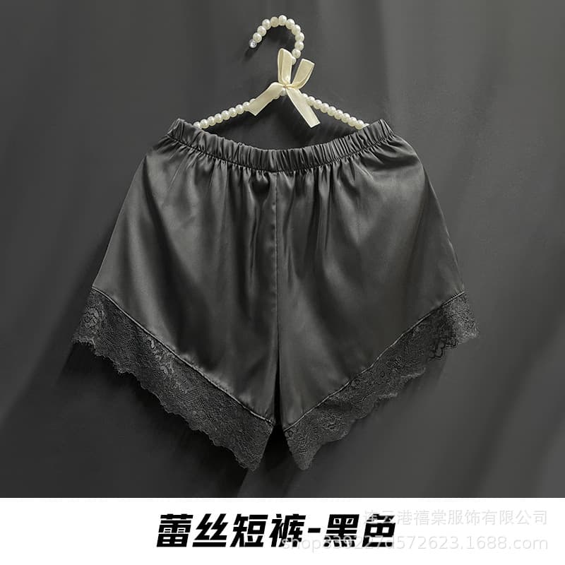 Spring and autumn loose, high-end, sexy and seductive pajamas, pure lust style women's thin lace pajamas home set 1136