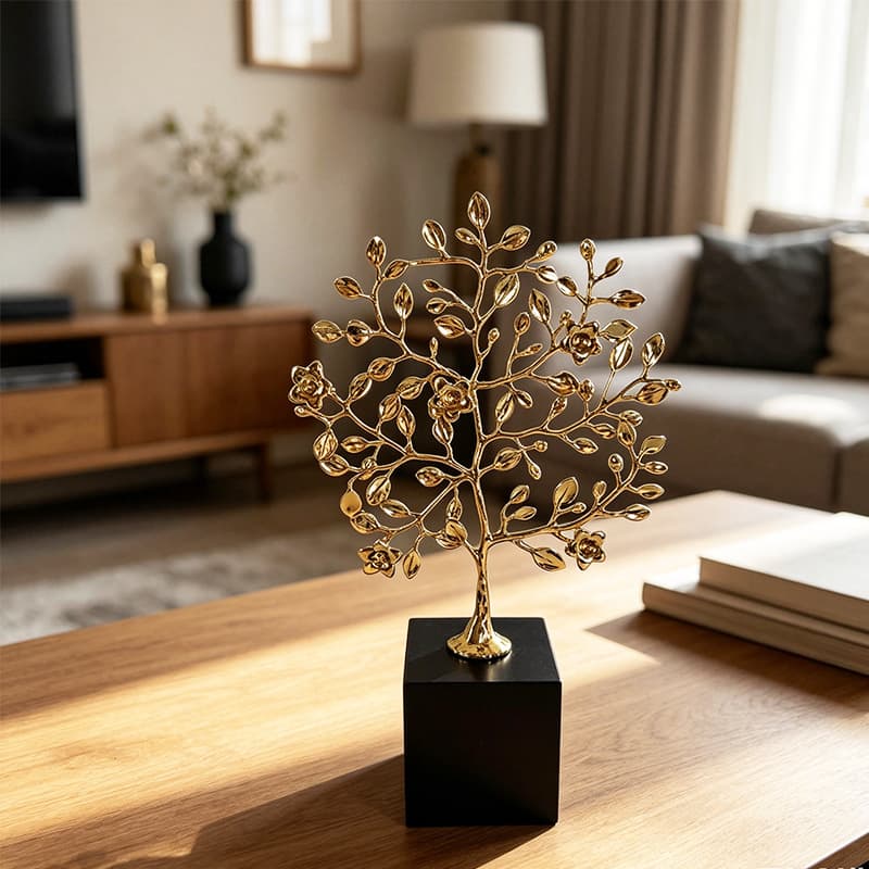 New Chinese Style Money Tree Ornament Luxury Wholesale Office Living Room Wine Cabinet Decoration Housewarming Gift Branches