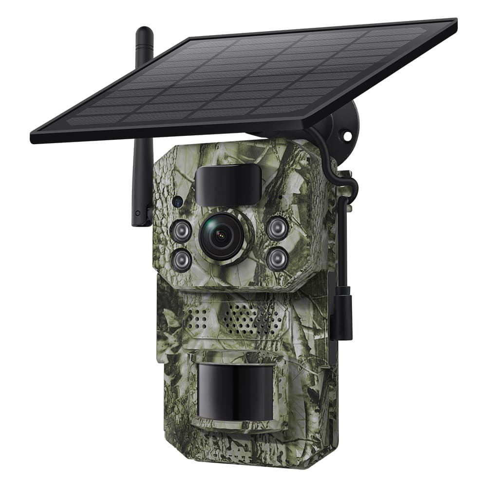 Cross-border outdoor 4G solar camera smart dual PIR HD with GPS field detection camera manufacturer wholesale