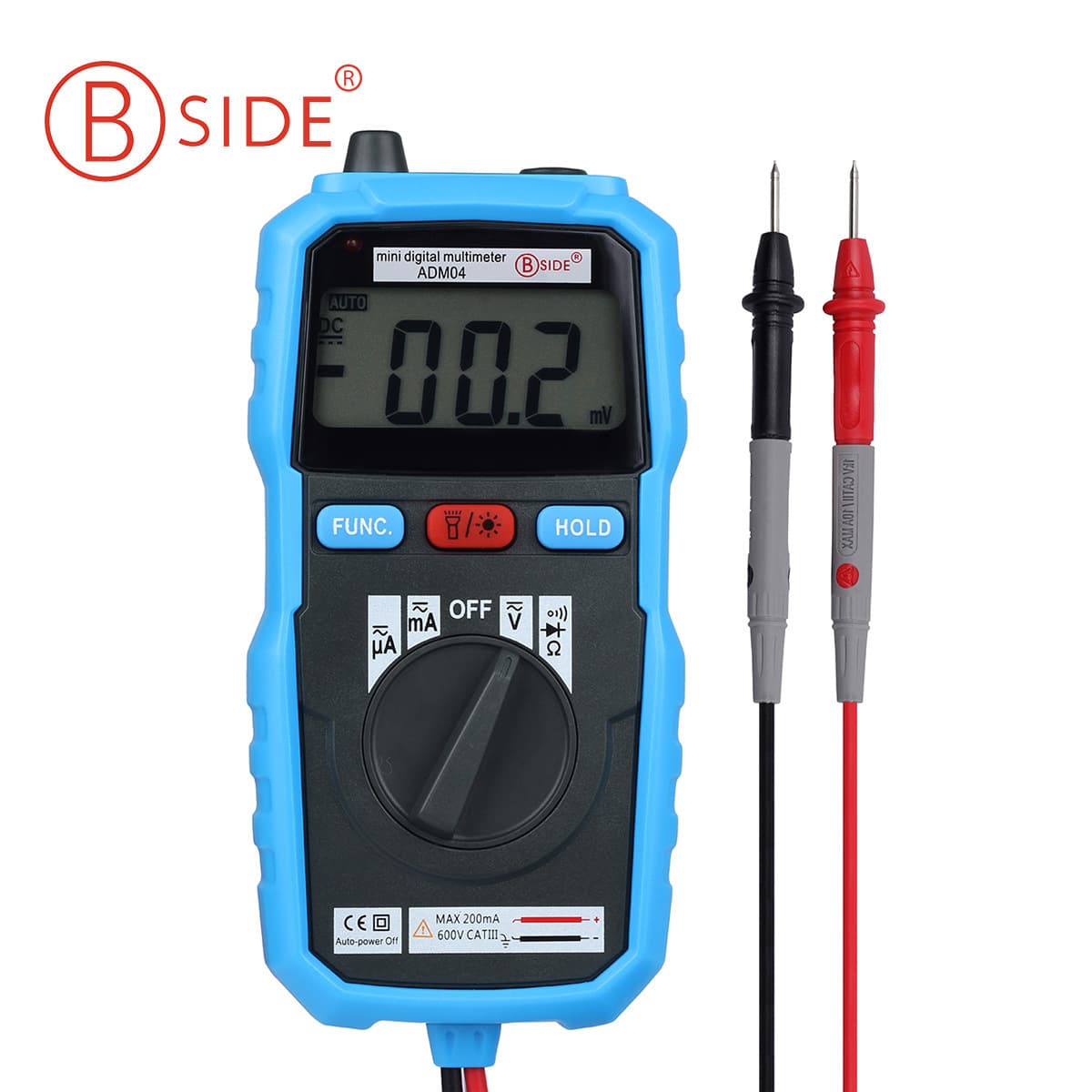 Bside Adm04 High-Precision Automatic Range Electrician Household Digital Multimeter Ms8232