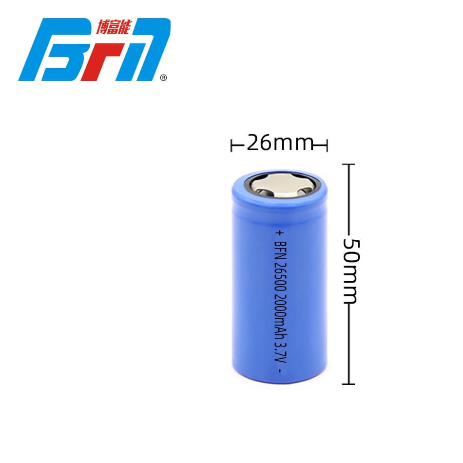 Bofuneng Lithium Battery 26500HP 2000mAh 10C High Discharge Rate 20A Discharge Current for RC Models and Toys