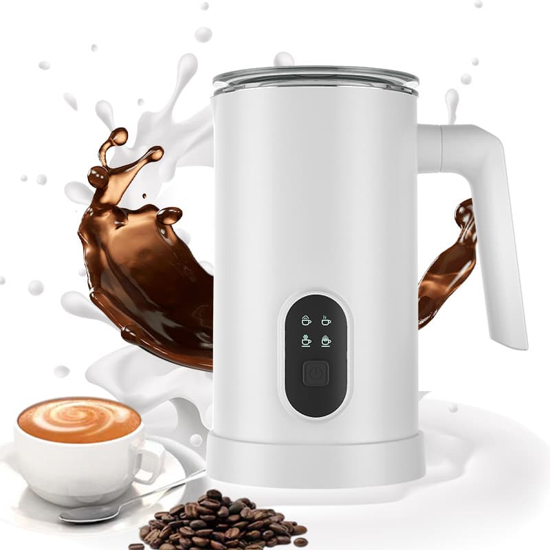 Cross-border Hot Seller Automatic Milk Frother, Home Use Hot and Cold Electric Milk Frother, Coffee Latte Foam Maker
