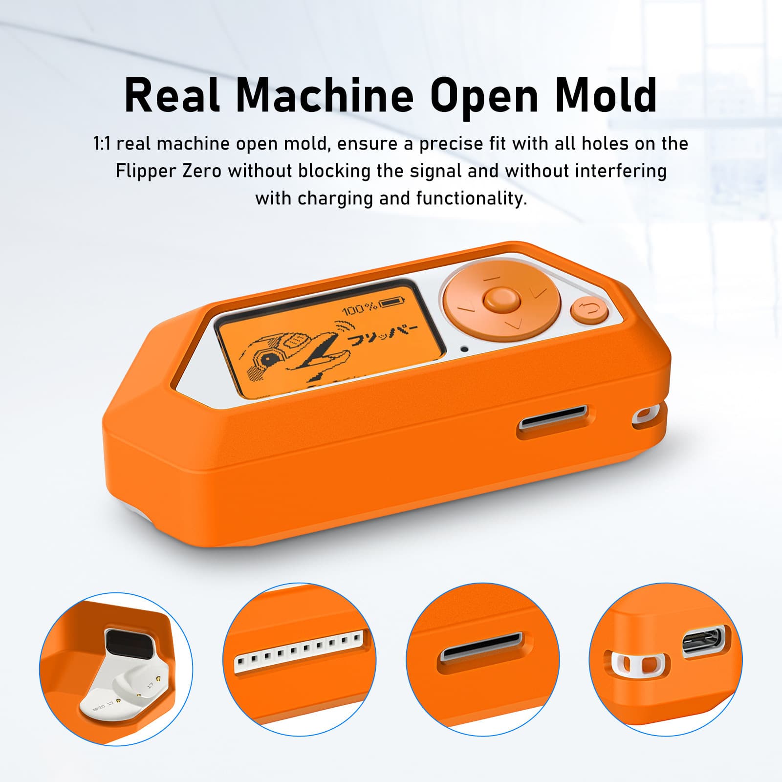 2024 New Flipper Zero Protective Case Electronic Pet Dolphin Silicone Full Coverage Case