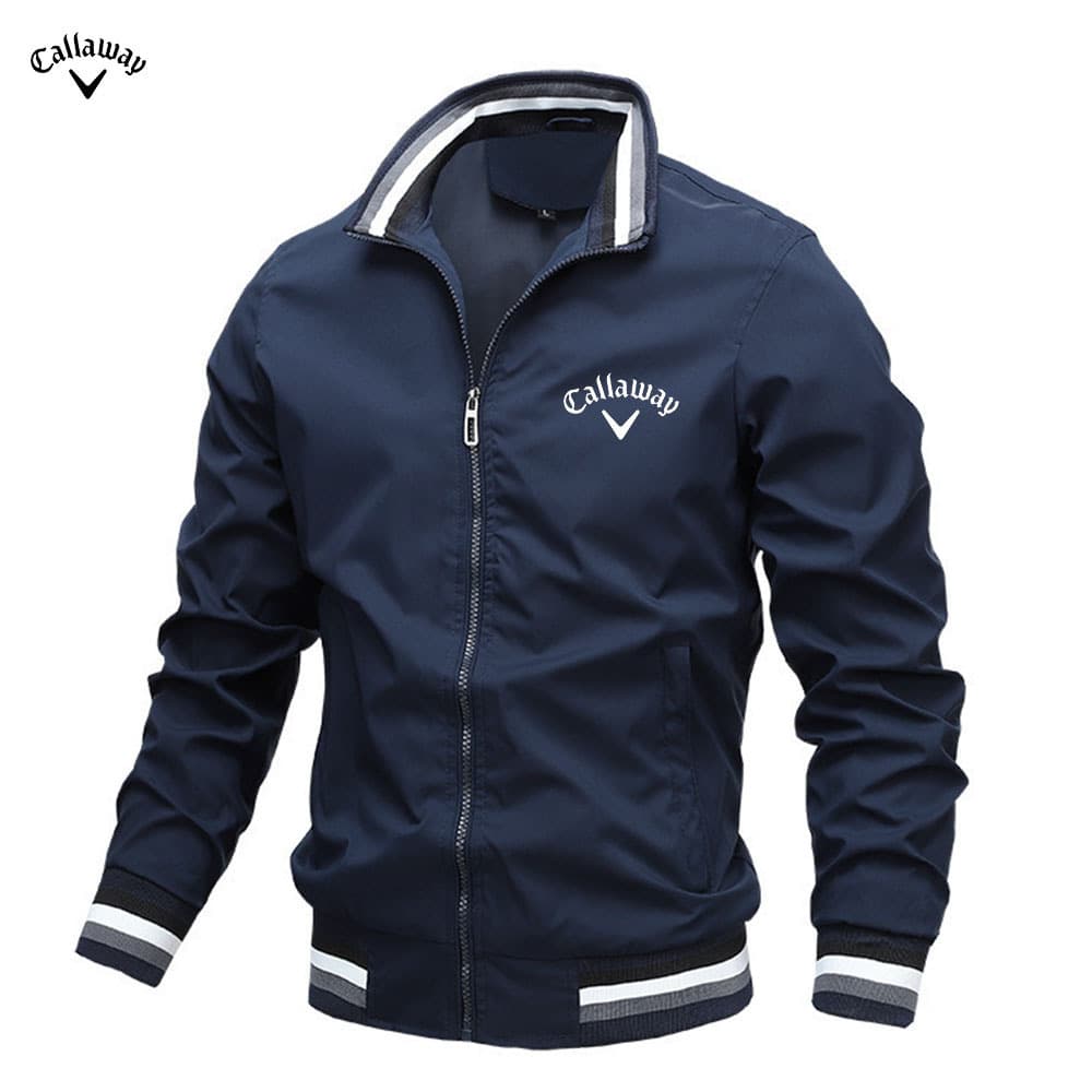 Printed Cross-Border Casual Jacket for Men, Amazon Factory Direct, Spring/Autumn Sports Solid Color Outerwear