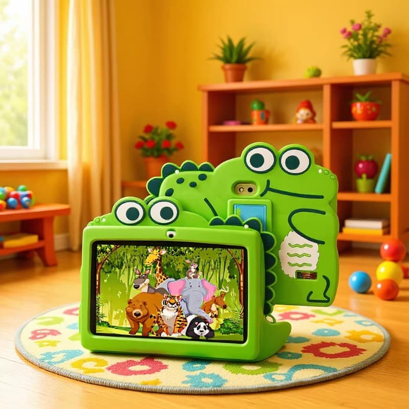 7-inch Kids Tablet PC New Children's Smart Android Tablet Drop-Resistant Cartoon Export Exclusive