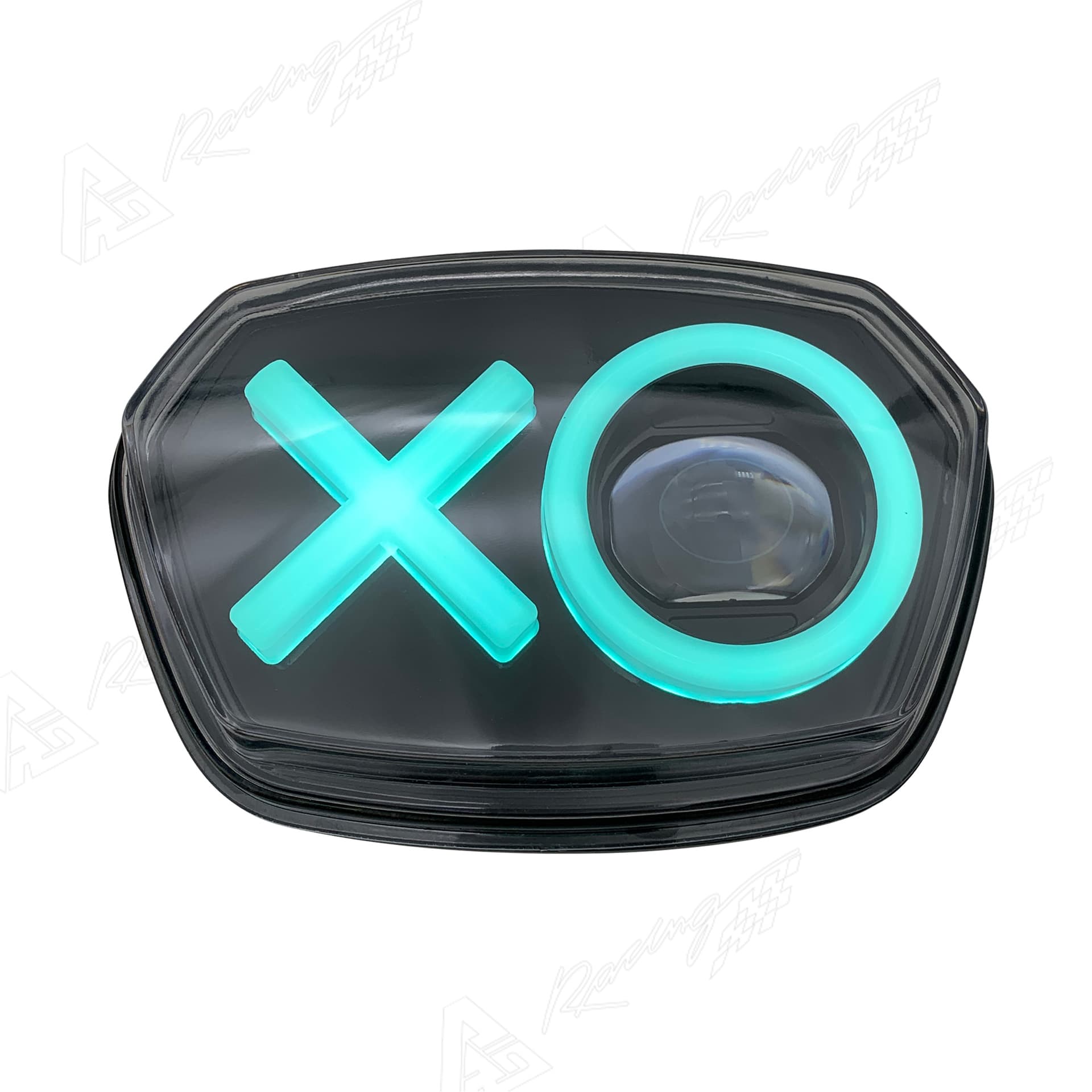 Compatible with Vespa 150 Sprint Headlights, Motorcycle Modification XO Headlight Assembly, LED Lens Lights