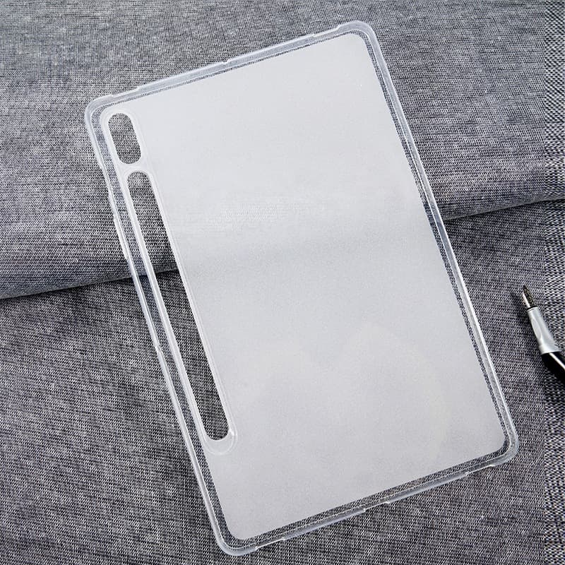 Compatible with Samsung Galaxy Tab S11 Case S10FE 10.9 inch Semi-Transparent TPU Soft Shell A11 Gel Case A9 Semi-Transparent Protective Cover