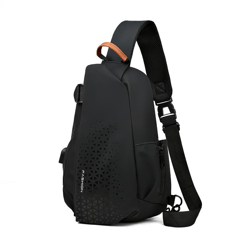 Cross-border Hot Selling Motorcycle Multifunctional Men's Shoulder Bag Large Capacity Waterproof Sling Bag Casual Travel Chest Bag