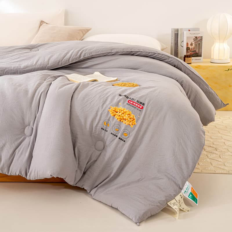 Thickened Soybean Fiber Quilts for Home Use, Winter Quilt Cores, Cotton Dormitory Summer Cool Blankets, Warm Bedding Gift Sets