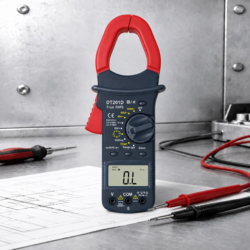 DT201D High Current 1000A Clamp Meter, Clamp Current Meter, AC/DC Current Clamp Meter, Weihua Electronics