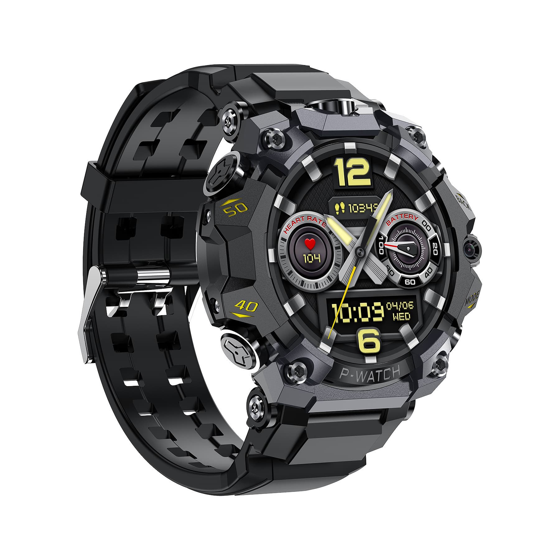 New product Heshuncheng 5G plug-in card Global Pass Q668 smart watch 1.52inch Casio outdoor men's watch