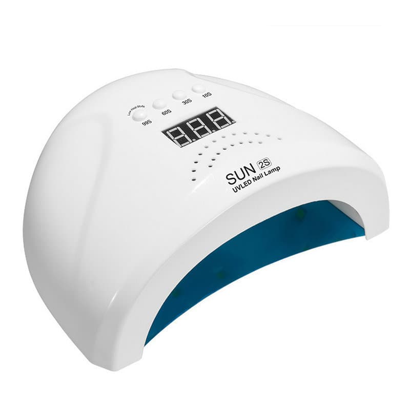 48W Nail Lamp with Display, LED Dual Light Source Nail Gel Curing Lamp for Nail Salon, UV Lamp for Cross-Border E-commerce