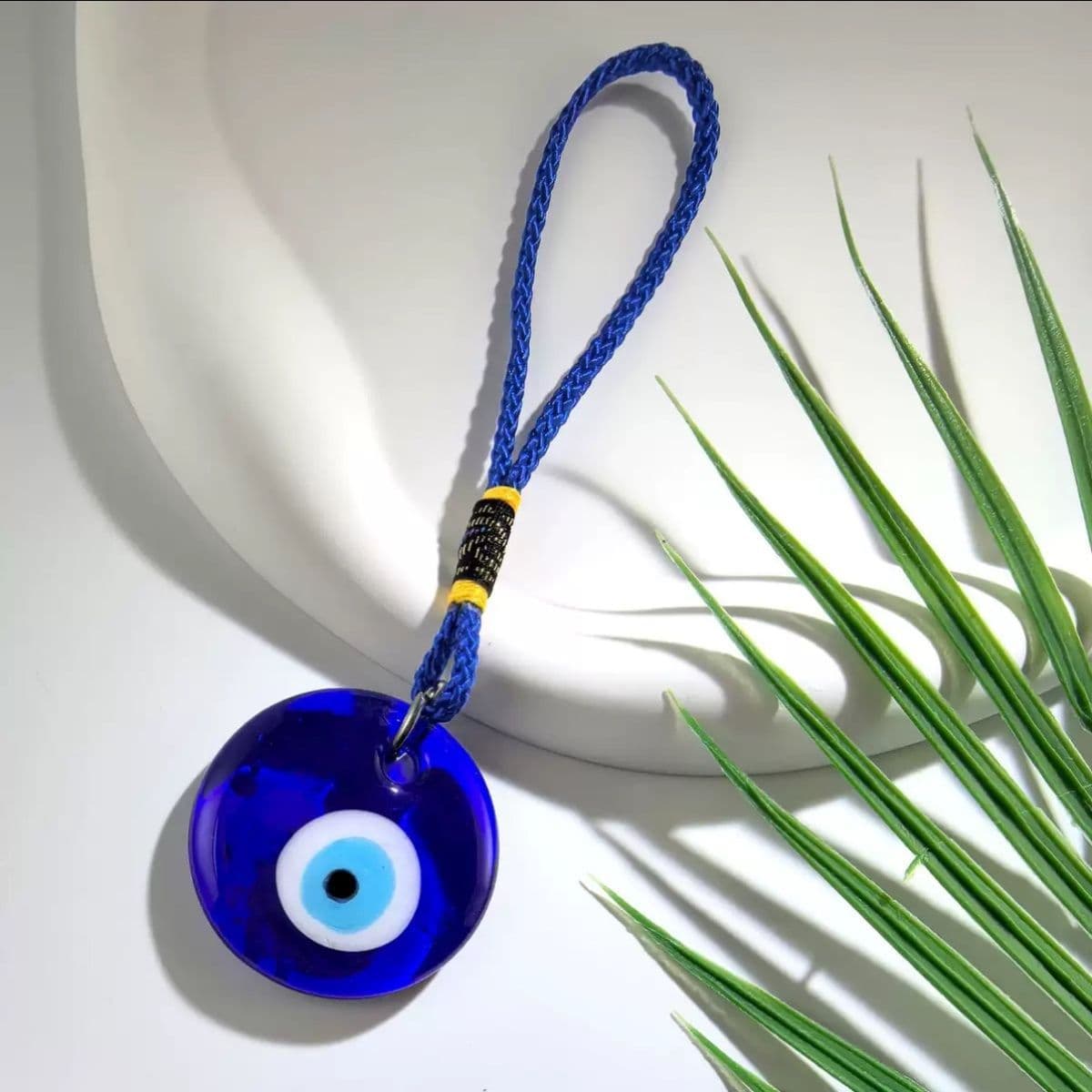 Best-Selling Evil Eye Glass Pendant Blue Eye Turkish Eye Keychain Glass Craft