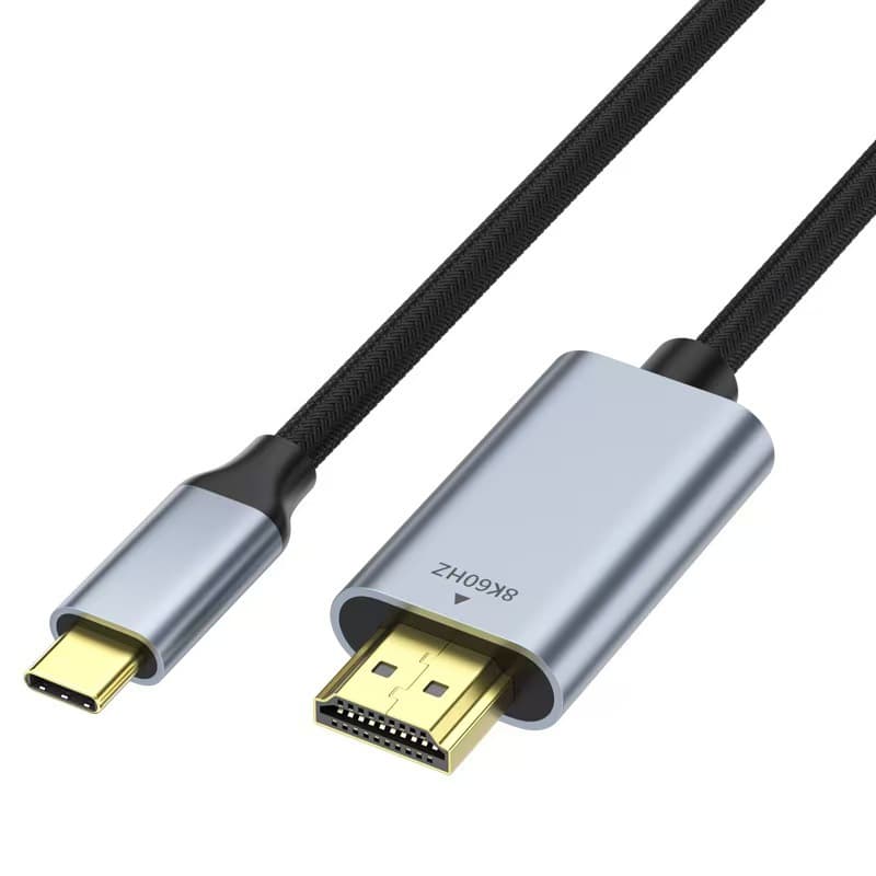 USB-C to HDMI Adapter 4K Mobile Phone Computer Monitor Screen Cable HD Switch Type-C to HDMI 8K