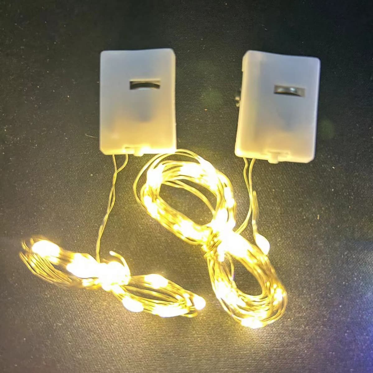 LED white box string lights for flowers, bouquets, gift boxes, Christmas, Valentine's Day, and festive atmosphere.