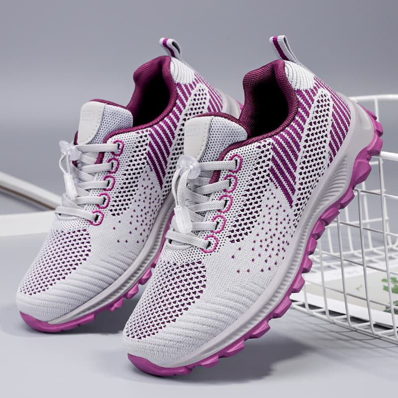 Sports Shoes 2025 Summer New Style Walking Shoes Elderly Couples Soft Sole Comfortable Middle-aged and Elderly Running Shoes Walking Shoes