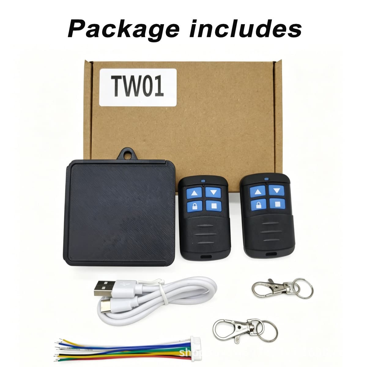 Universal car electric door lamp TW01 WiFi adapter box multi-function interface 3-12V