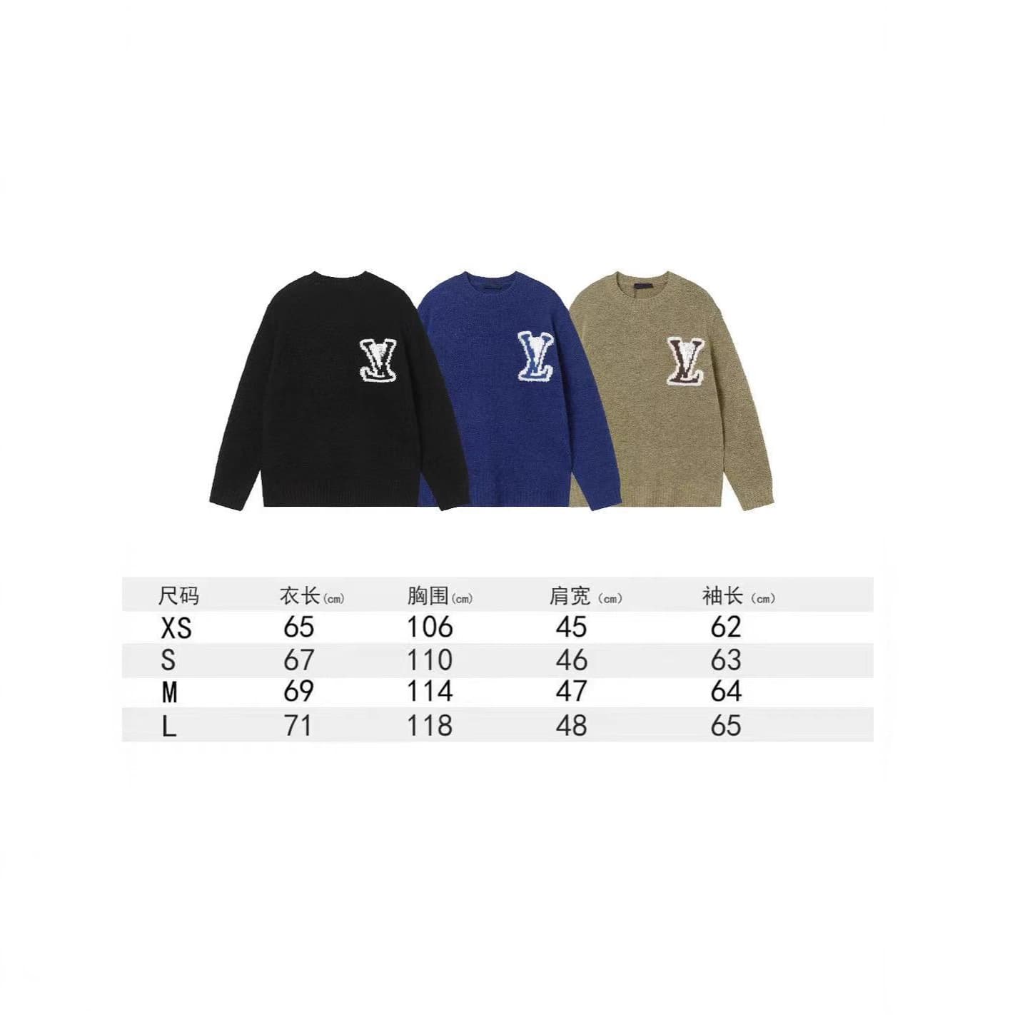 Correct Version 25 Donkey L Home Sweater Round Neck Autumn Winter New Men Women Jacquard Pullover Lazy Style Thick Sweater