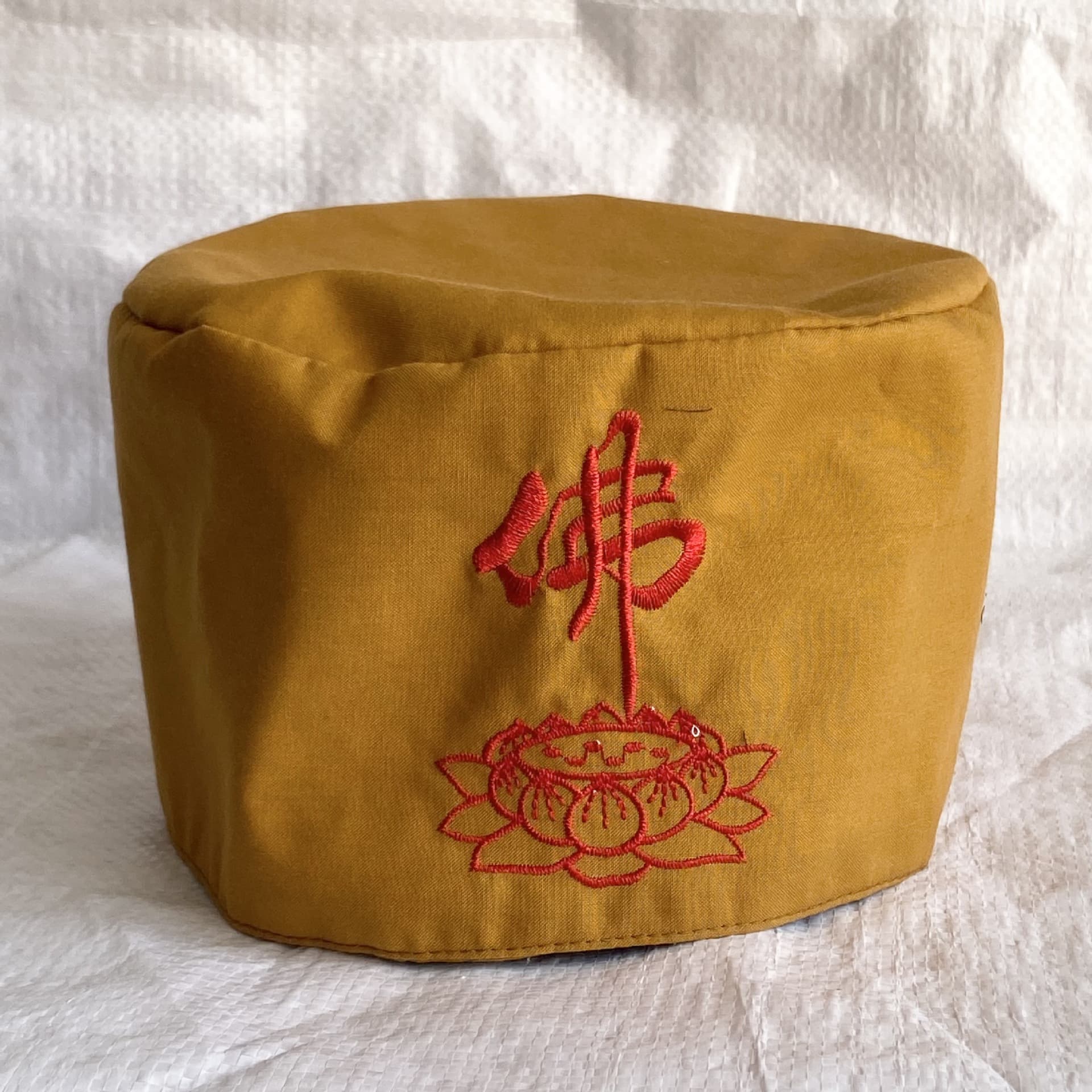 Zen-Style Monk Hat Summer for Clergy, Monks, Nuns, and Lay Devotees, Commemorative Hat for Worship
