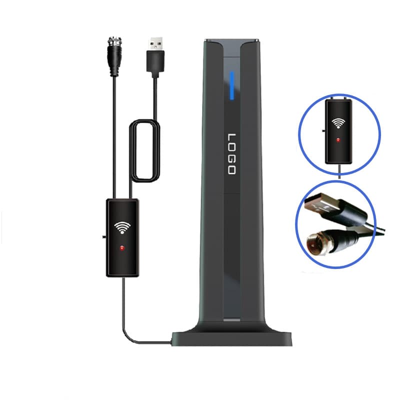 Amazon Best-seller DVB-T HD Indoor TV Antenna with Amplifier Active HDTV DTMB TV Antenna