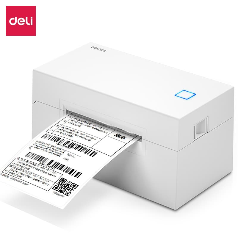 Deli DL760DW Thermal Label Printer for Commercial Small Supermarket Food Product Labels and Shipping Labels