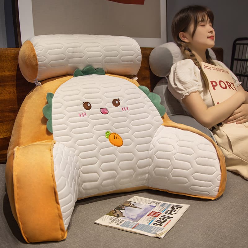 Latex Headboard Cushion Soft Back Support Pillow Large Backrest for Bay Window Sofa Reading Pillow Bed Phone Pillow