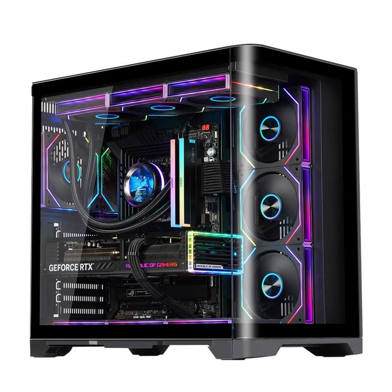 Prism 8 Pro Case Cooling Fan 12CM Computer Silent Fan ARGB Sync PWM Smart Temperature Control