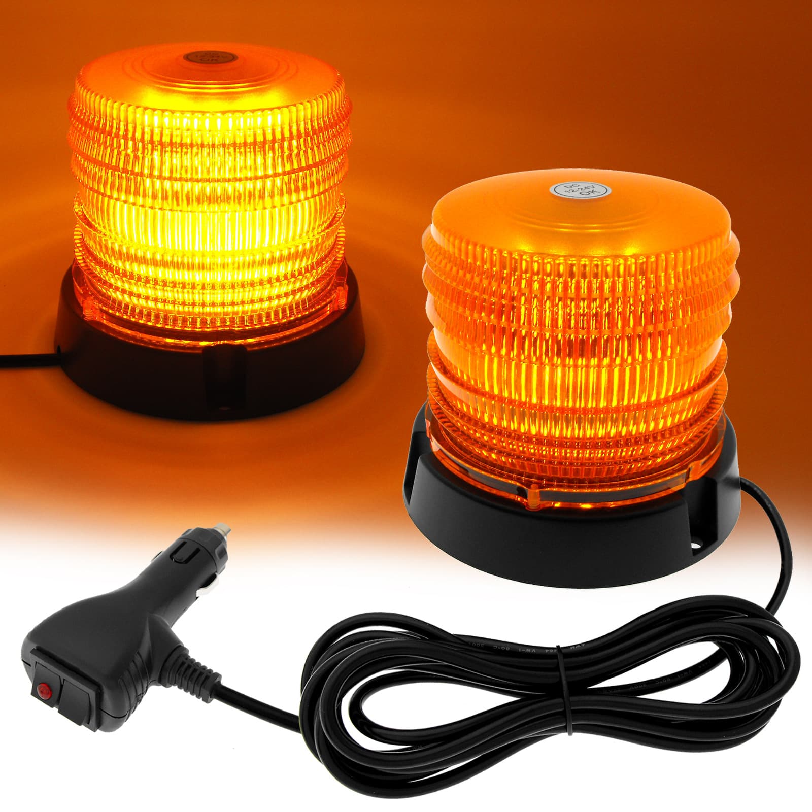 60 LED safety warning flash, signal, strobe, strobe light for roof, school bus engineering, tractor light