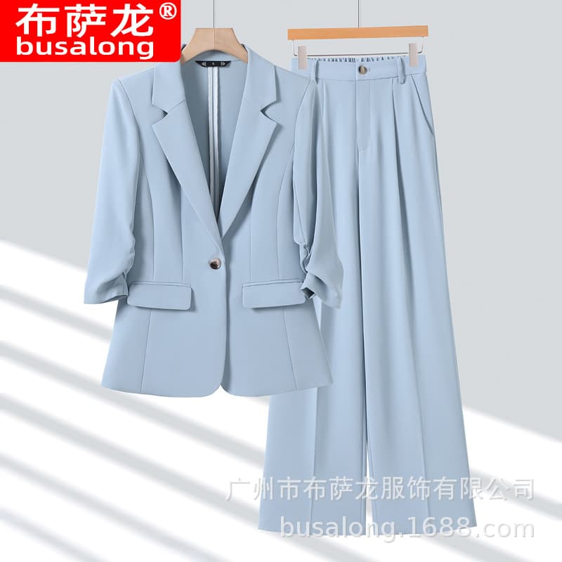 2026 Hot Selling New Style Medium Sleeve Business Suit Formal Dress Women's Skirt Suit Interview Sales OL Women's Workwear Wholesale