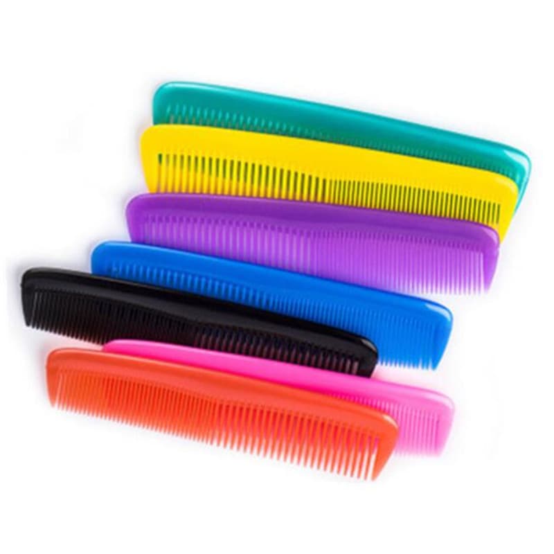 New hotel-specific combs, colored mini fine/wide-tooth plastic combs, hot-selling export models