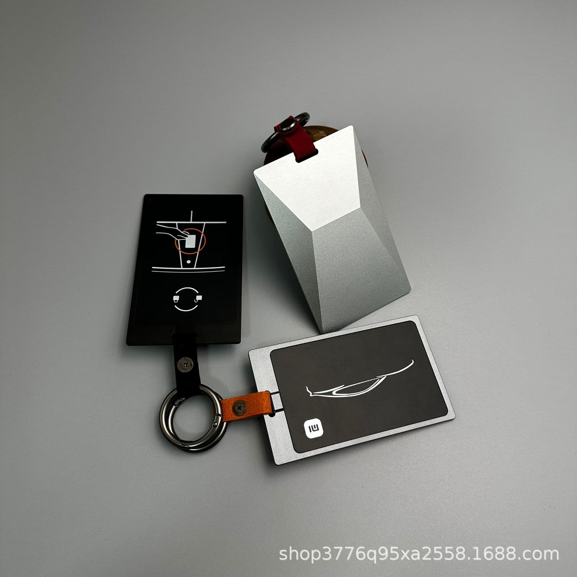Aviation Aluminum Alloy Version / Compatible with Tesla, Xiaomi, Li Auto, Zeekr, New NFC Card Key Cyber Card Holder