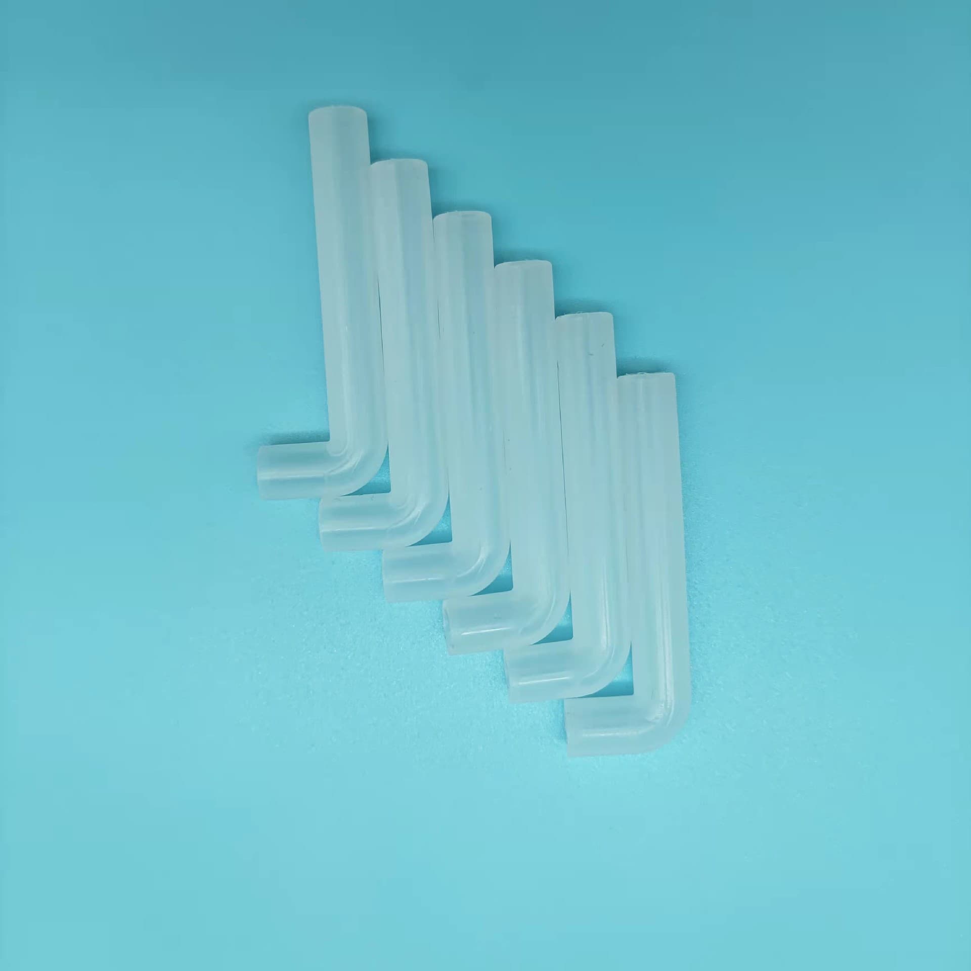 Silicone rubber pipe bend connectors, silicone L-shaped connectors, 7-shaped silicone pipe bends (customizable), bulk orders receive preferential pricing.