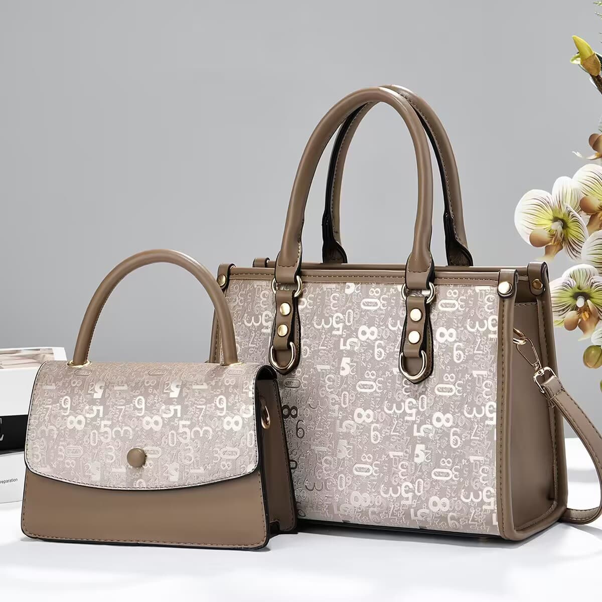 Women's Bag New Fashion Patchwork Shoulder Crossbody Bag, High-End Large Capacity Versatile Commuter Handbag