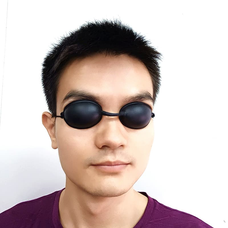 Laser skin rejuvenation sun protection eye mask silicone eye mask laser instrument beauty instrument silicone goggles wholesale