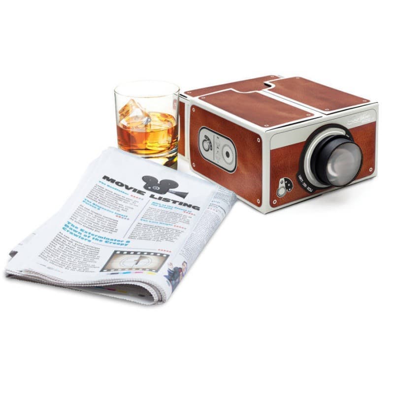 DIY Smartphone Projector 2.0 Second Generation, No Power Installation, Portable Wireless Desktop