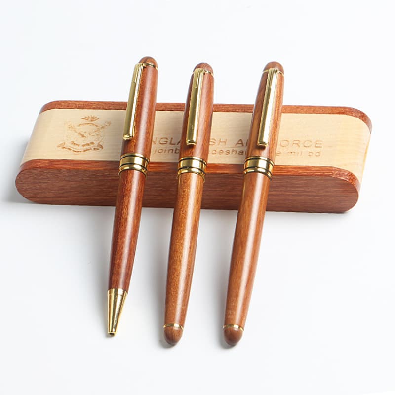 Rosewood gift pen pen set signature pen business office travel commemorative wooden pen mahogany rosewood pen