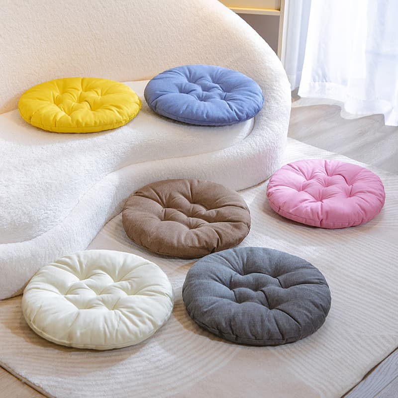 Japanese Zafu Cushion, Tatami Mat for Living Room Floor Seating, Meditation Cushion, Bedroom Window Sill Cushion