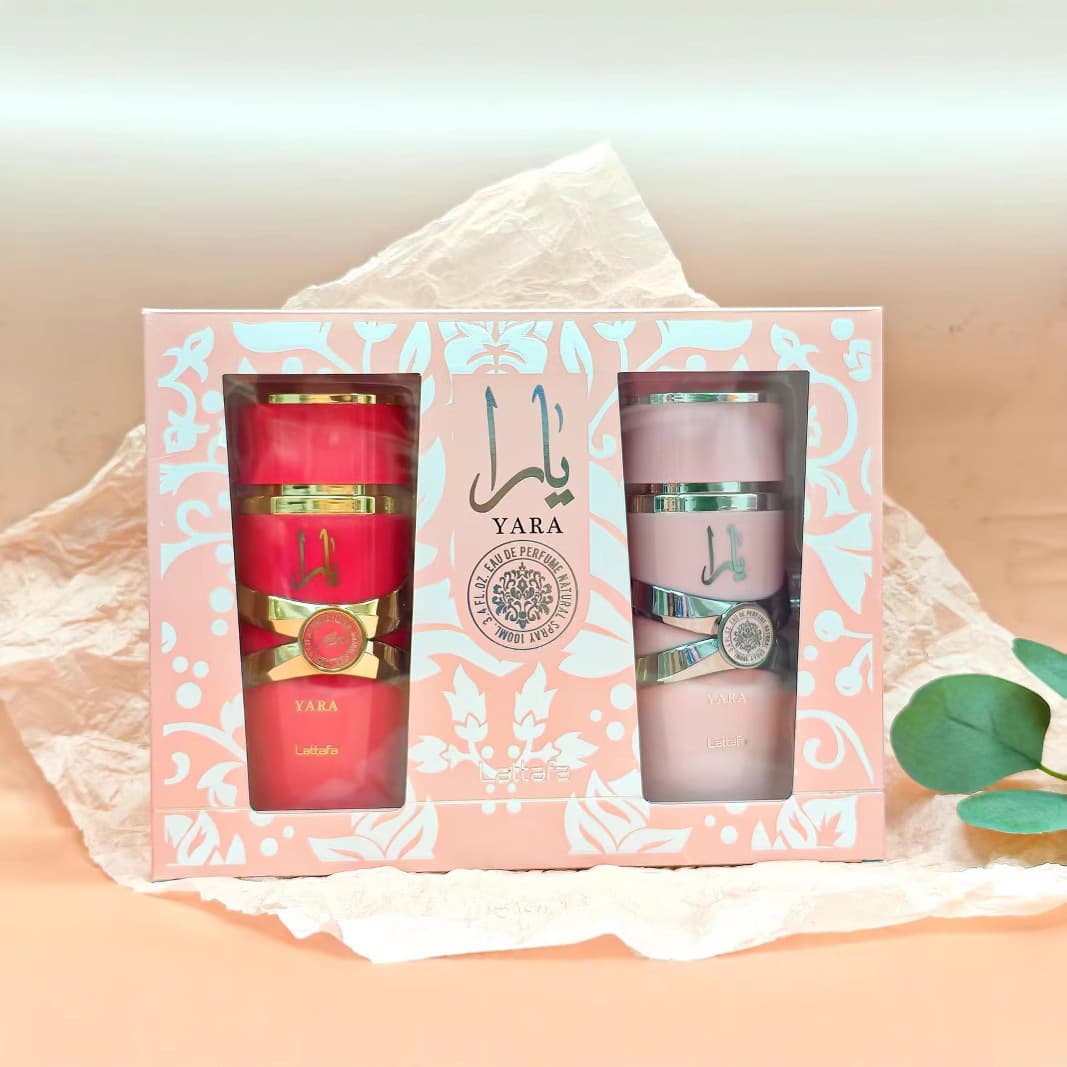Cross-border Hot Selling LATTAFA YARA Middle Eastern Arab Latafa Fan Long-lasting Women's Perfume Set