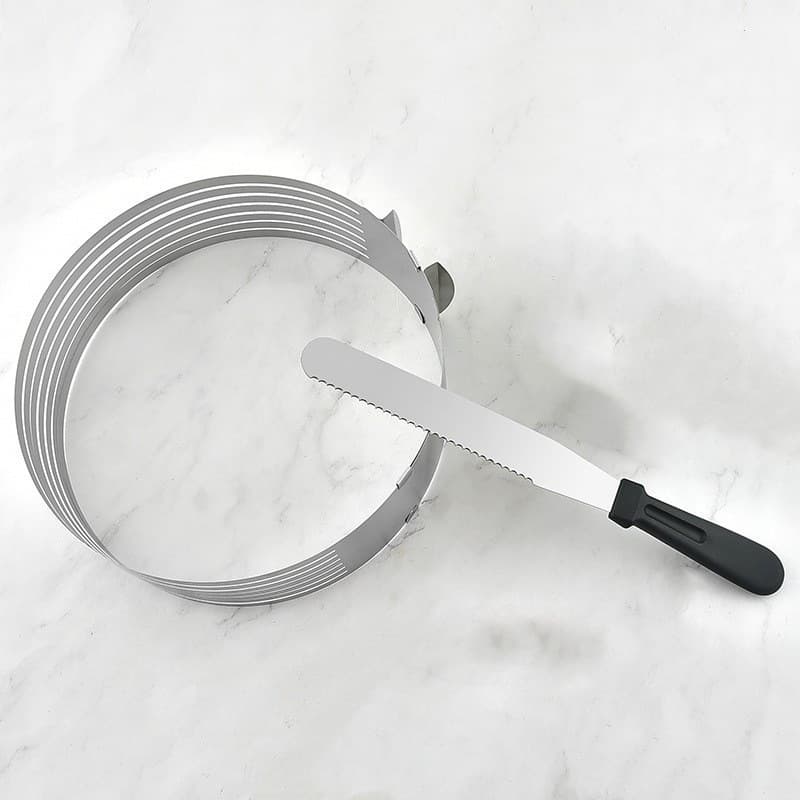 Wholesale Manufacturer Baking Mousse Ring, Cake Moving Bread Knife Three-Piece Set, Baking Tool Kit