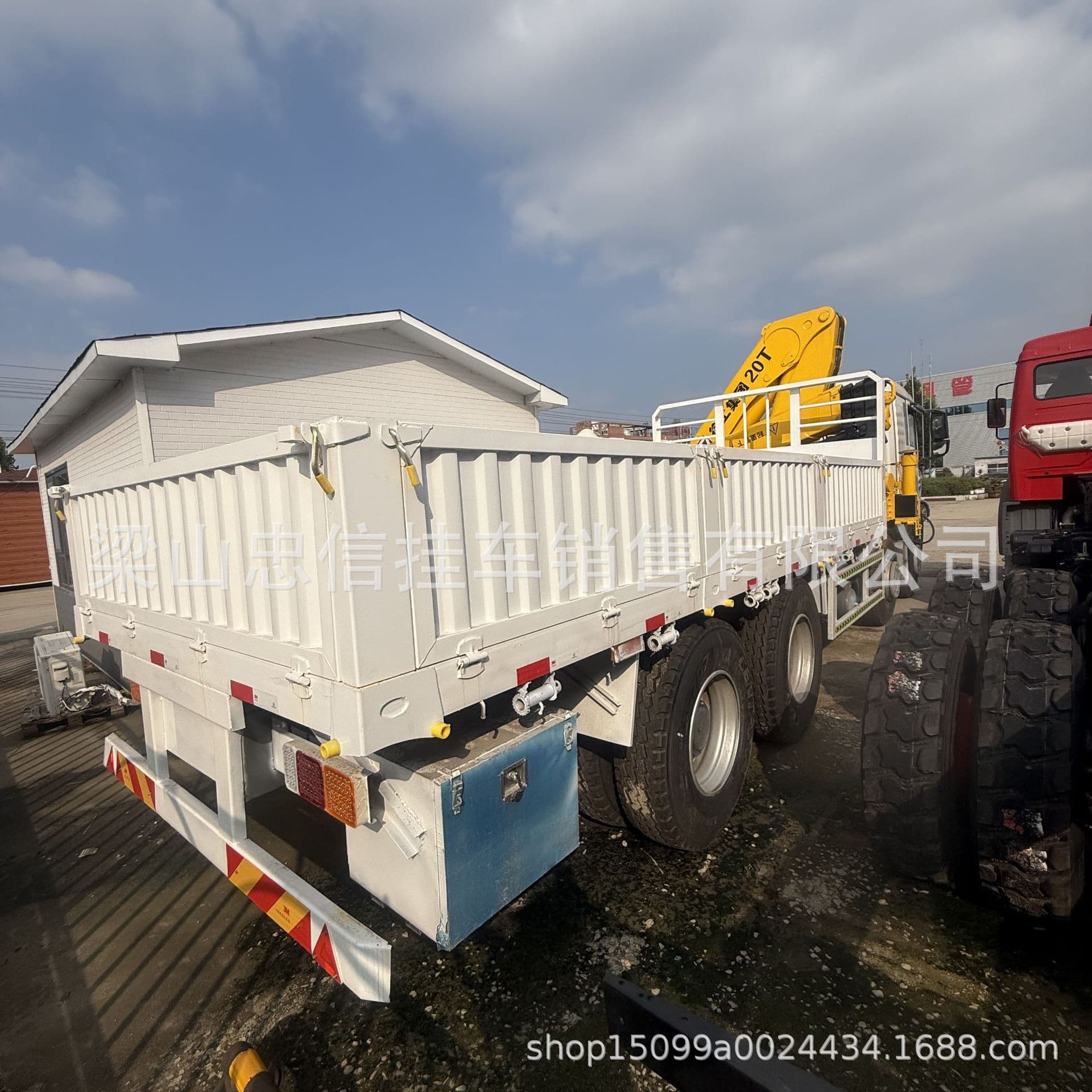 Export 16-ton 20-ton folding boom truck-mounted crane, 18-ton articulated hydraulic extension boom manual telescopic