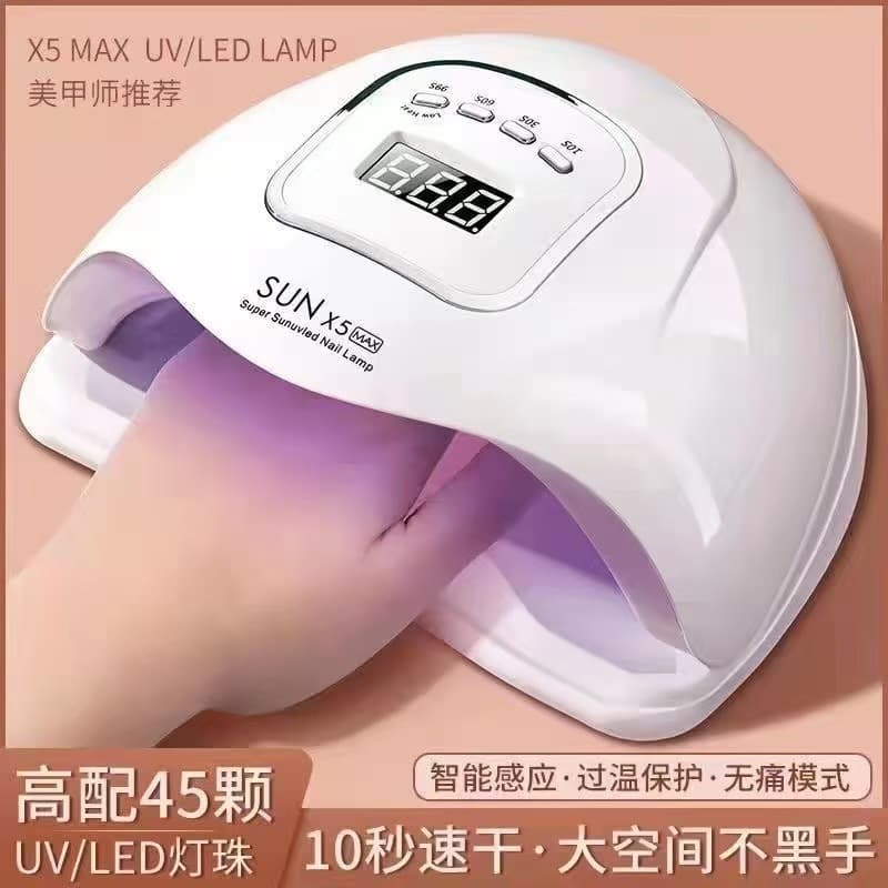 Smart Sensor Light Therapy Nail Lamp 10s Quick-Dry Nail Dryer UV LED Gel Polish Curing Lamp Portable Non-Blackening Nail Lamp