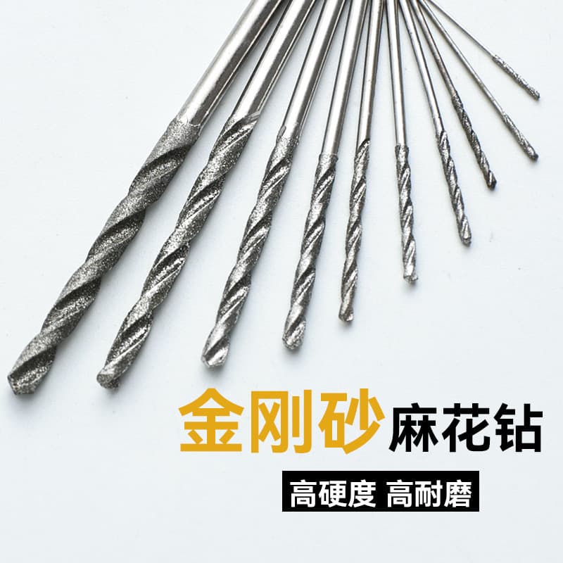 Tile Drilling Bit Hollow Grout Repair Drilling Needle Emery Twist Drill Floor Tile Electric Drill Special