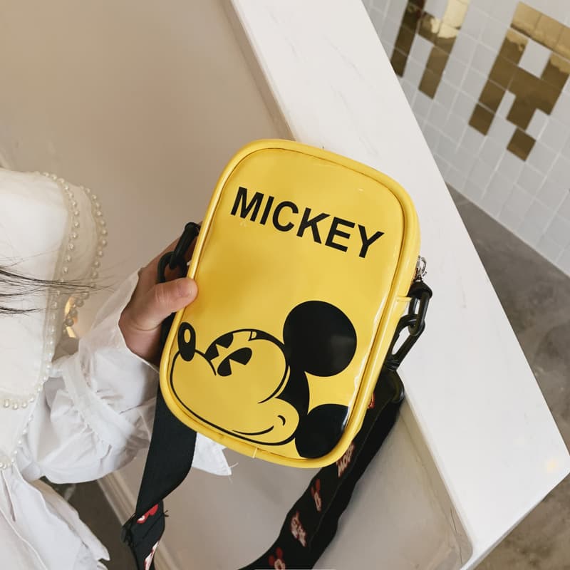 Cross-Border Summer Girl's Bag Cute Mouse Print Ribbon Boy's Small Backpack Trendy Korean Style Children's Shoulder Bag