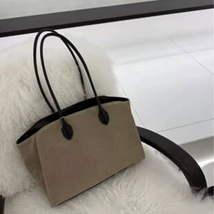 T*R Lazy Style Large Capacity Canvas Tote Bag Women 2026 New Commute Handheld Shoulder Bag Versatile Tote Bag